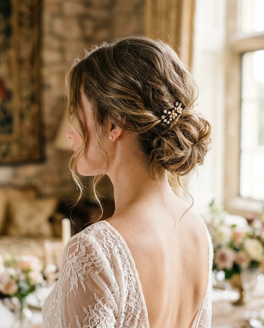 Bridal updo